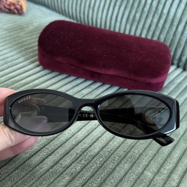 Occhiali da sole Gucci originali con custodia in velluto