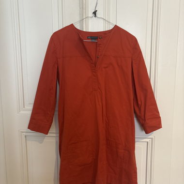 Robe tunique rouge à manches 3/4 Armani Exchange