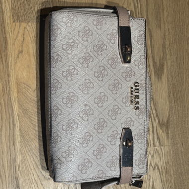 Guess Handbag with Logo Pattern