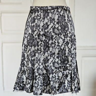 Satin Rock Lace y2k Look Gothic Dark Coquette