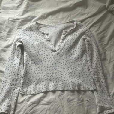 Brandy Mellvile Blue Floral Shirt