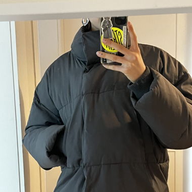 darkgrey puffer jacket