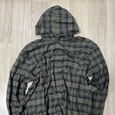 Balenciaga hooded flanel