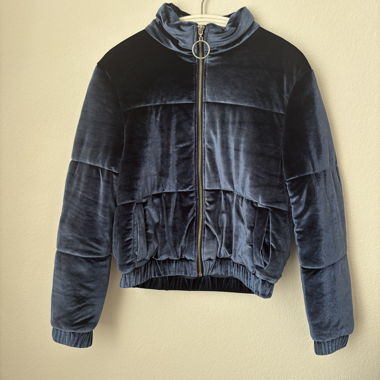 Veste d'hiver en velours