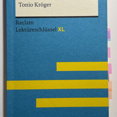 Reclam Lektüreschlüssel XL Tonio Kröger