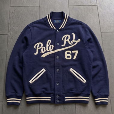 Giacca Vintage Ralph Lauren blu navy con bottoni