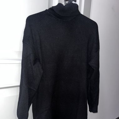 Robe pull col roulé 