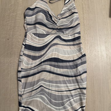 Vestito Halter a Righe
