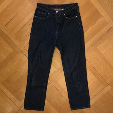 Straight jeans ultra-high waist 90s