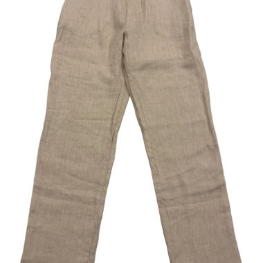 Pietro Grande Beige Linen Trousers 34/36