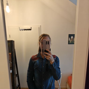 Chemise en jeans vintage 