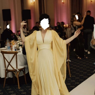 Abito da ballo giallo