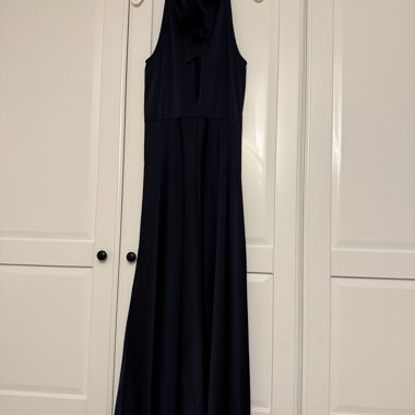 Robe de soirée bleu minuit élégante
