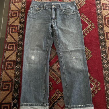 vintage distressed baggy jeans