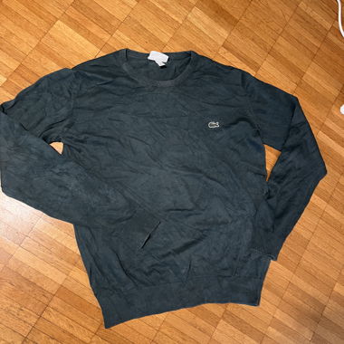 Pull Lacoste Vintage vert foncé Gr M