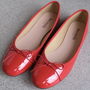 Patent Leather Ballerinas Ballerette Roma Size 40