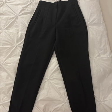 Schwarze Anzugshose Zara
