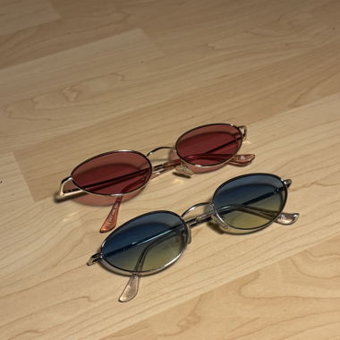 Retro Sonnenbrille oval