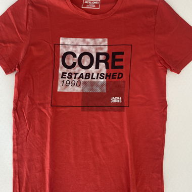 T-shirt rosso Jack & Jones