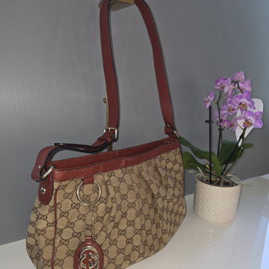 Sac bandoulière Gucci GG en toile