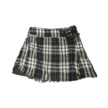 CHECKERED SKIRT / WOMEN SIZE M