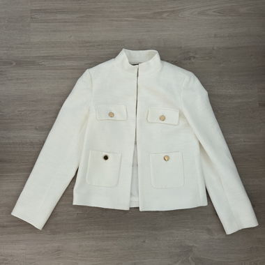 Veste Zara courte blanche