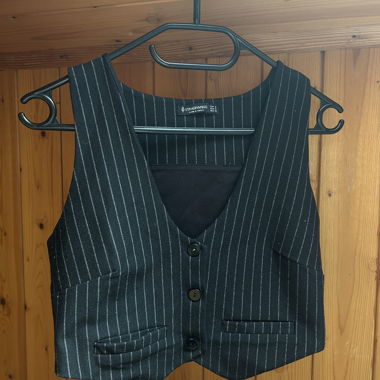Gilet rayé Stradivarius
