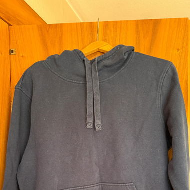 Dunkel Blauer Kapuzen Pullover