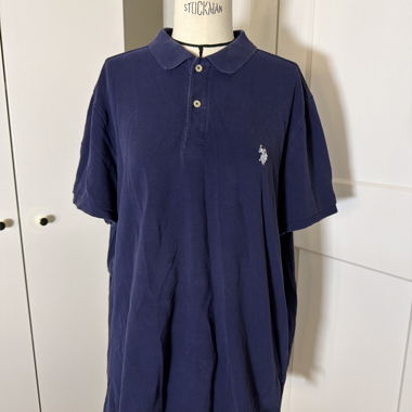 Marineblaues Polo U.S. Polo ASSN Original