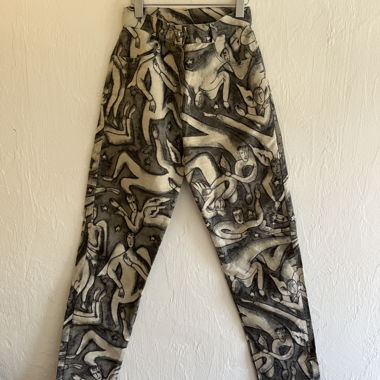 Gemusterte Freizeithose