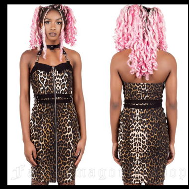 Vestito leopardato Killstar