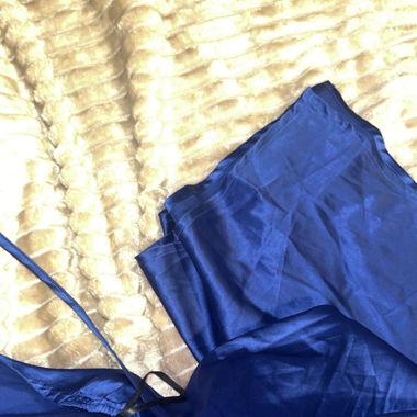 Robe bleu longue 