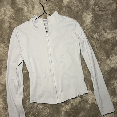 Veste zippée blanche