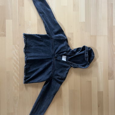 Top in denim con cappuccio ASOS Denim
