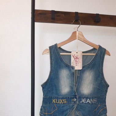 Gilet en jean Klixs femme