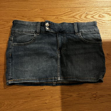 Jeans taille basse style rock