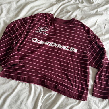 Langarmshirt mit Streifen