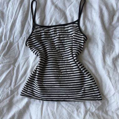 Striped Spaghetti Strap Top
