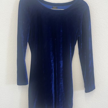 Abito vintage in velluto bodycon