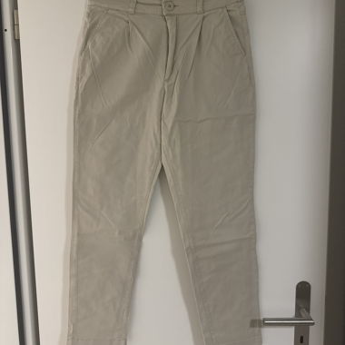 Beige trousers