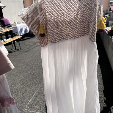 Weisses Sommerkleid