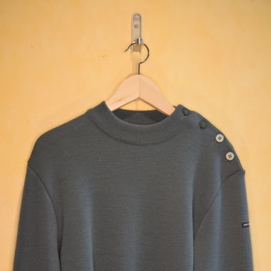Pull vert Saint James x Le Slip Français 