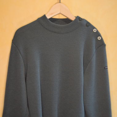 Pull vert Saint James x Le Slip Français 