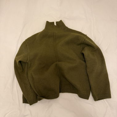 Olive green winter jumper
