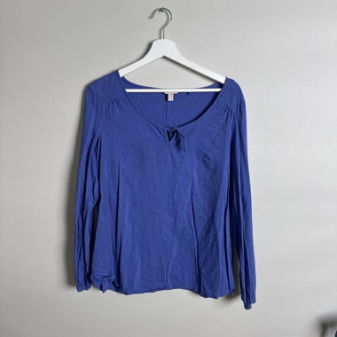 Esprit Blaues Longsleeve-Oberteil