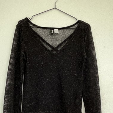 Elegante Glitzerbluse