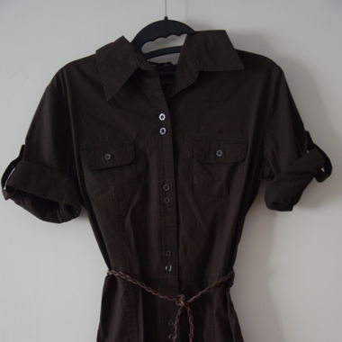 Brown Safari Dress