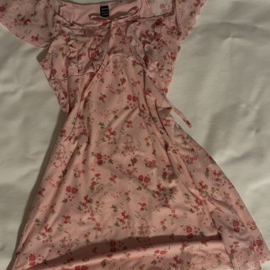 Pink Floral Dress
