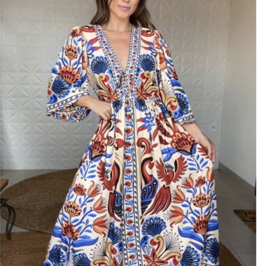 Printed Maxi Dress FARM RIO