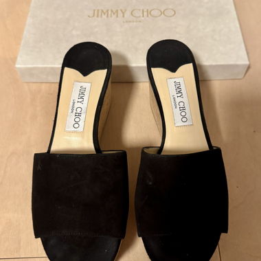 Schwarze JIMMY CHOO Mules